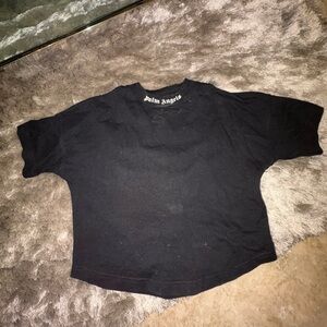 Palm Angels Kids Charcoal Tee
